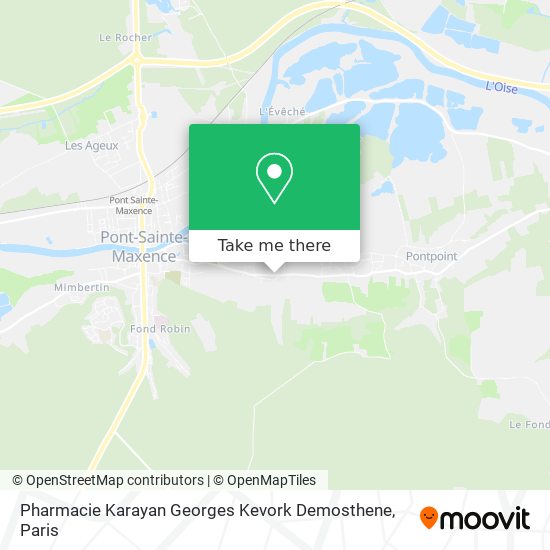 Pharmacie Karayan Georges Kevork Demosthene map