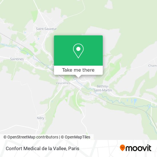 Confort Medical de la Vallee map