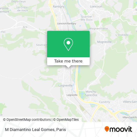 M Diamantino Leal Gomes map