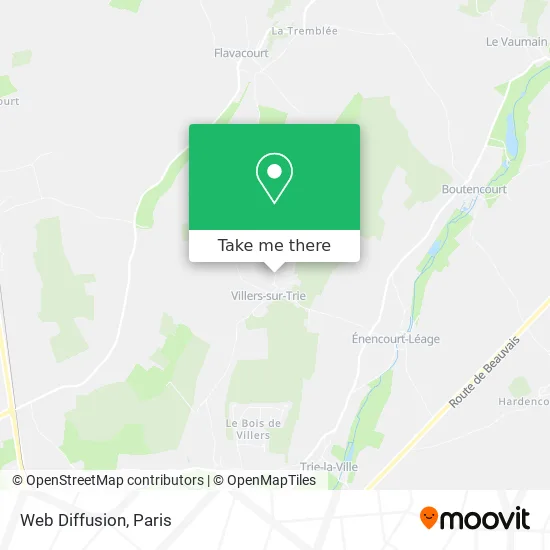 Web Diffusion map