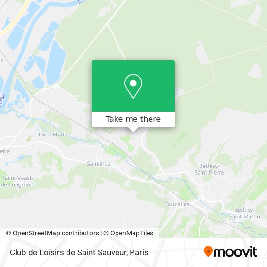 Mapa Club de Loisirs de Saint Sauveur