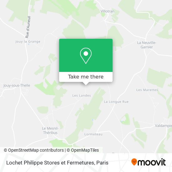 Mapa Lochet Philippe Stores et Fermetures