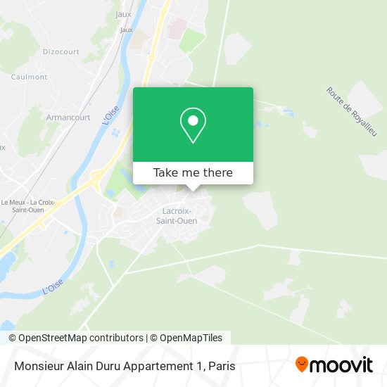 Monsieur Alain Duru Appartement 1 map