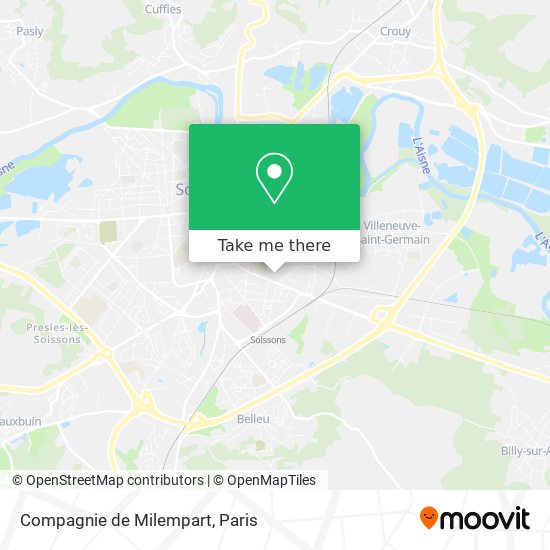 Compagnie de Milempart map