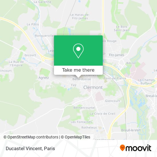 Mapa Ducastel Vincent