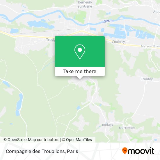 Mapa Compagnie des Troublions