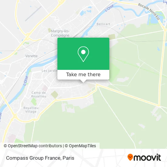 Compass Group France map