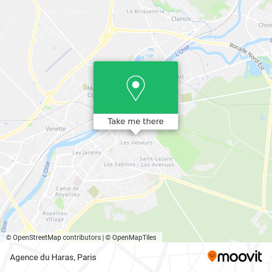 Agence du Haras map