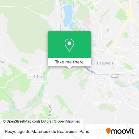 Recyclage de Matériaux du Beauvaisis map