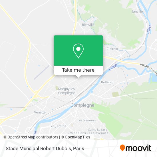 Stade Muncipal Robert Dubois map