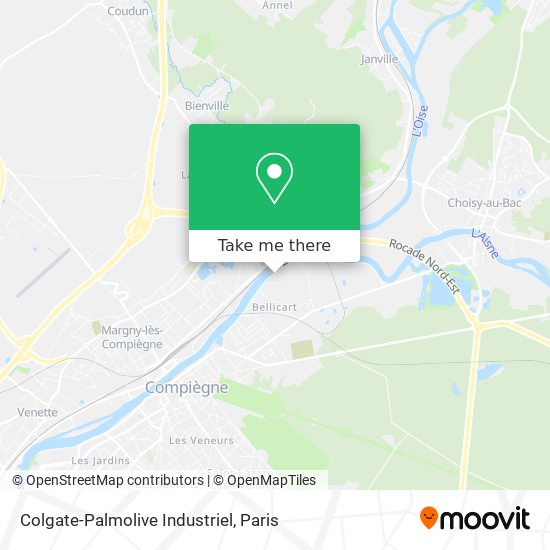 Mapa Colgate-Palmolive Industriel