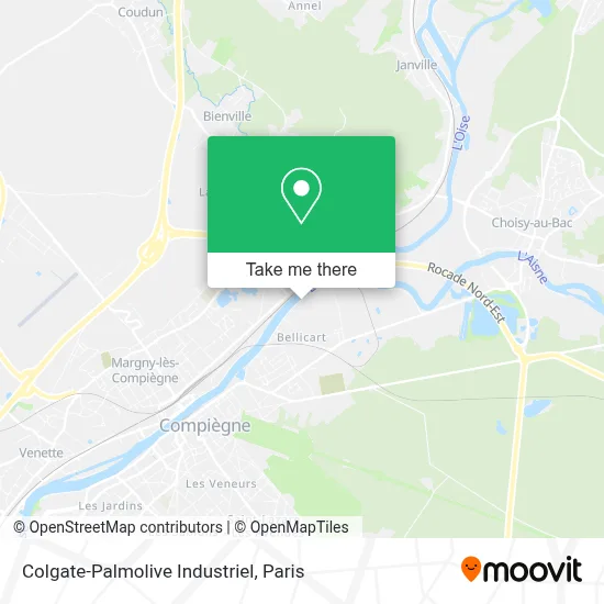 Colgate-Palmolive Industriel map