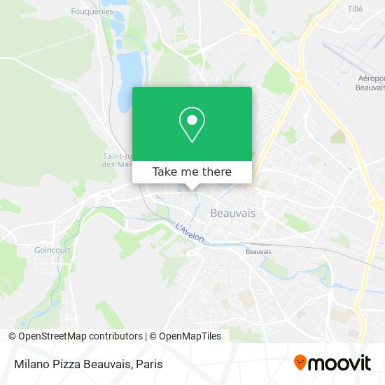 Milano Pizza Beauvais map