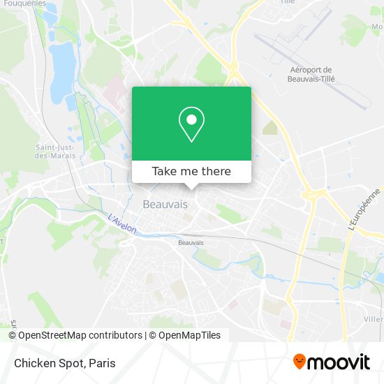 Chicken Spot map