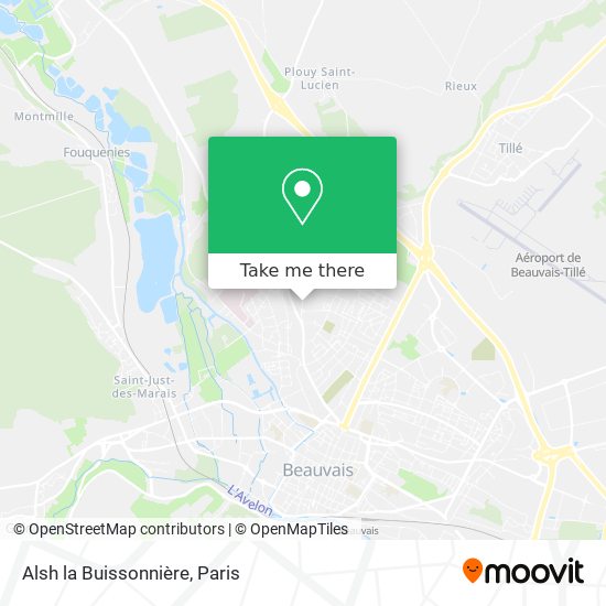 Alsh la Buissonnière map