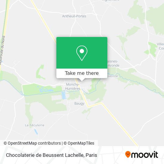 Chocolaterie de Beussent Lachelle map