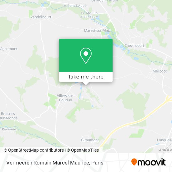 Vermeeren Romain Marcel Maurice map
