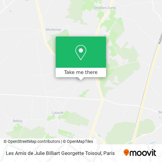 Les Amis de Julie Billiart Georgette Toisoul map