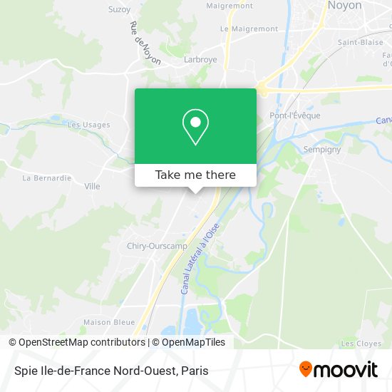 Spie Ile-de-France Nord-Ouest map