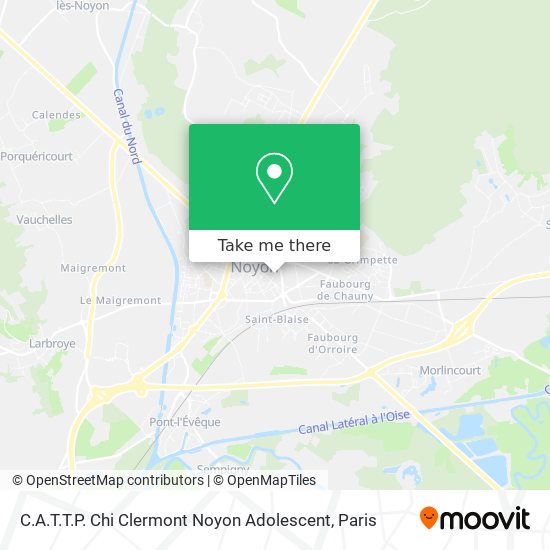 C.A.T.T.P. Chi Clermont Noyon Adolescent map