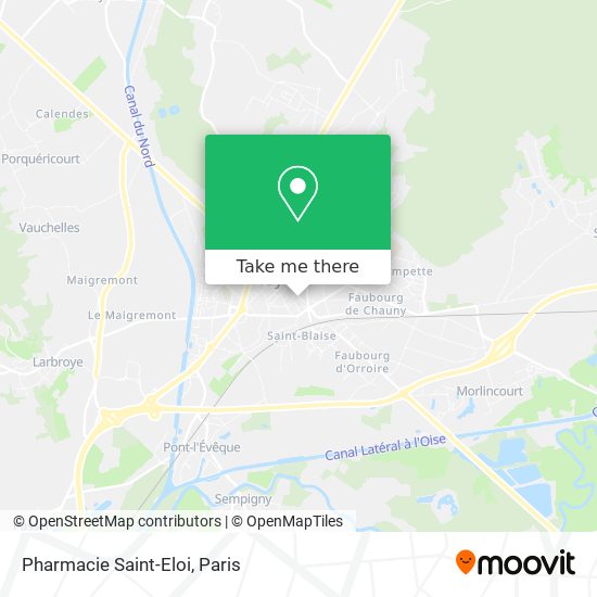 Pharmacie Saint-Eloi map