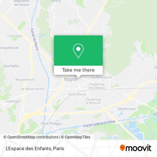 L'Espace des Enfants map