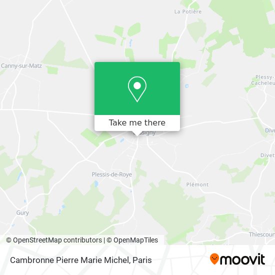 Cambronne Pierre Marie Michel map