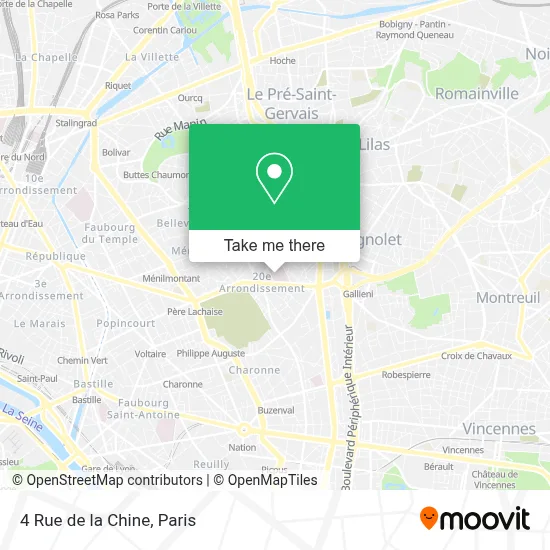 4 Rue de la Chine map