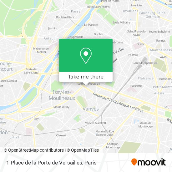 1 Place de la Porte de Versailles map