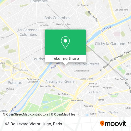 63 Boulevard Victor Hugo map