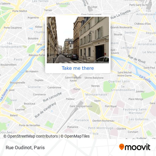 Rue Oudinot map
