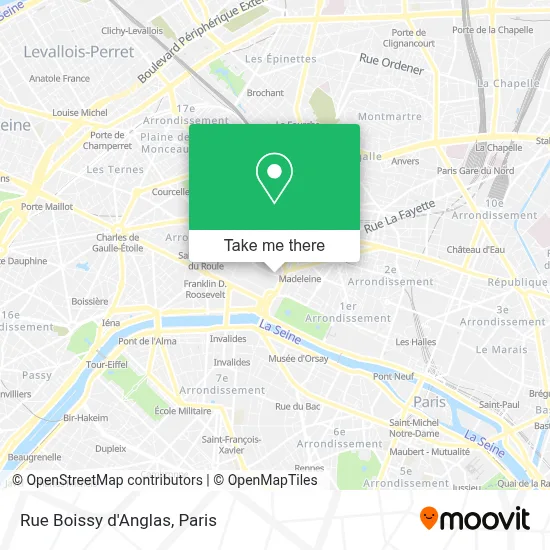 Rue Boissy d'Anglas map
