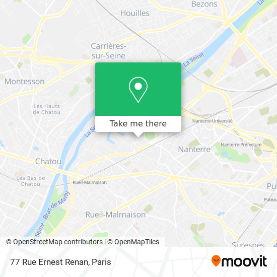 77 Rue Ernest Renan map