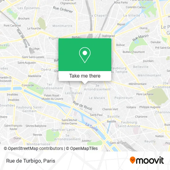 Rue de Turbigo map