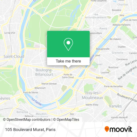 105 Boulevard Murat map