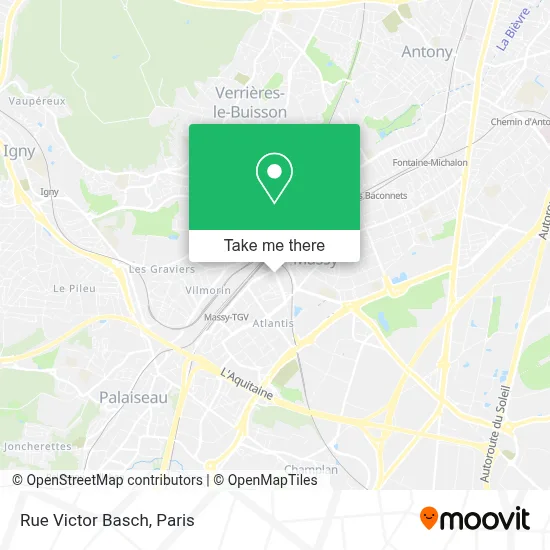 Mapa Rue Victor Basch
