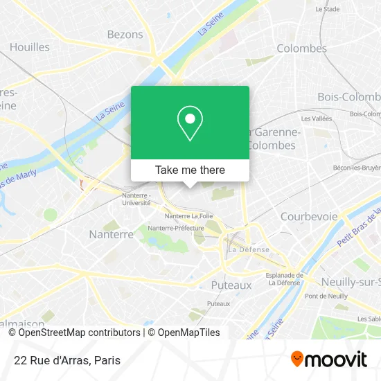 22 Rue d'Arras map