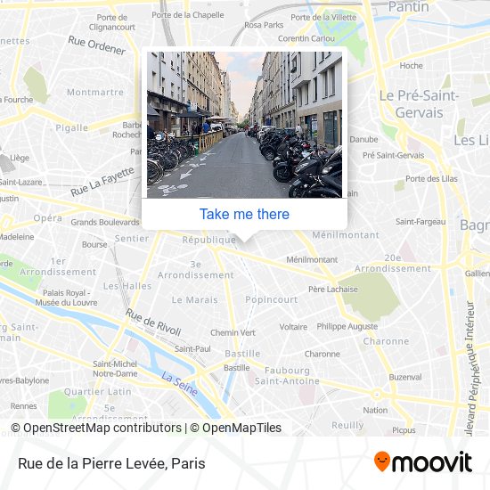Rue de la Pierre Levée map