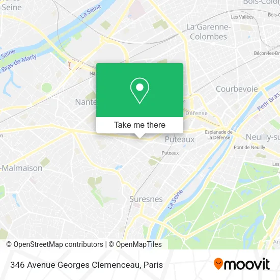 346 Avenue Georges Clemenceau map