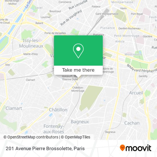 201 Avenue Pierre Brossolette map