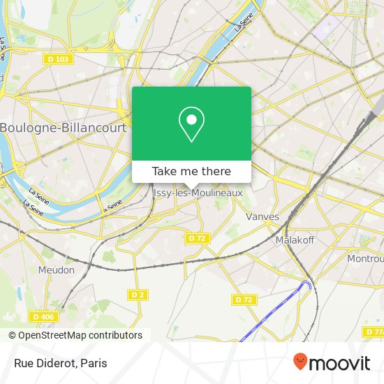 Rue Diderot map