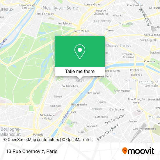 13 Rue Chernoviz map