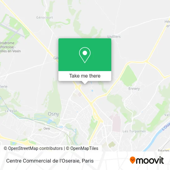 Centre Commercial de l'Oseraie map