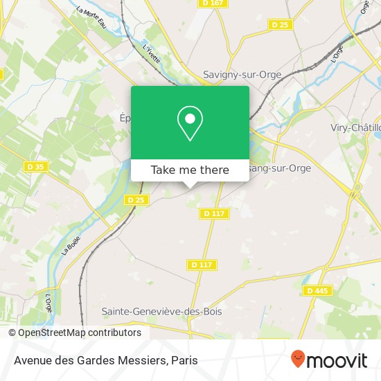 Avenue des Gardes Messiers map