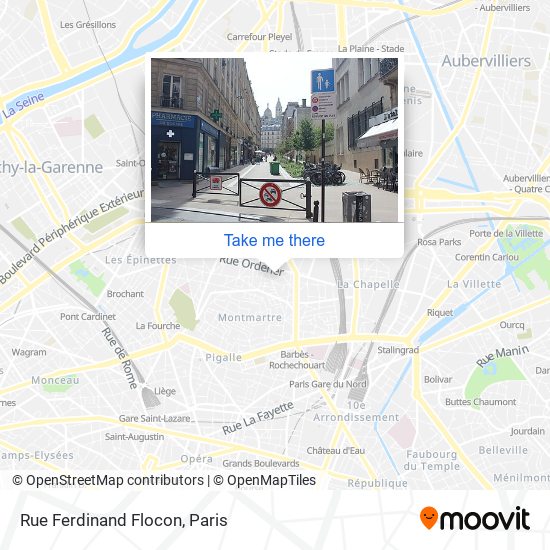 Mapa Rue Ferdinand Flocon