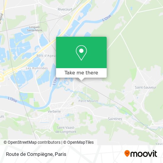 Route de Compiègne map