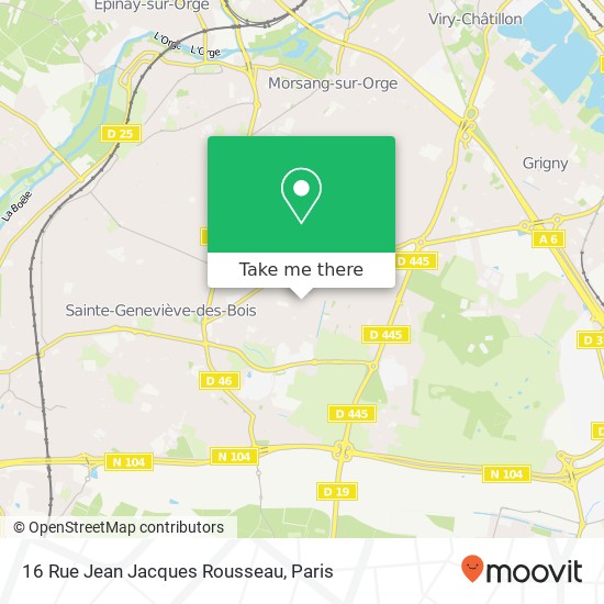 16 Rue Jean Jacques Rousseau map