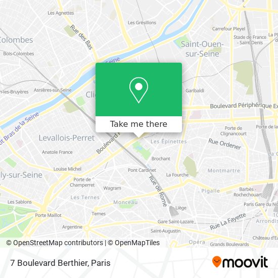 7 Boulevard Berthier map