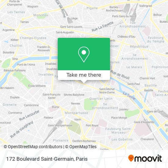 172 Boulevard Saint-Germain map