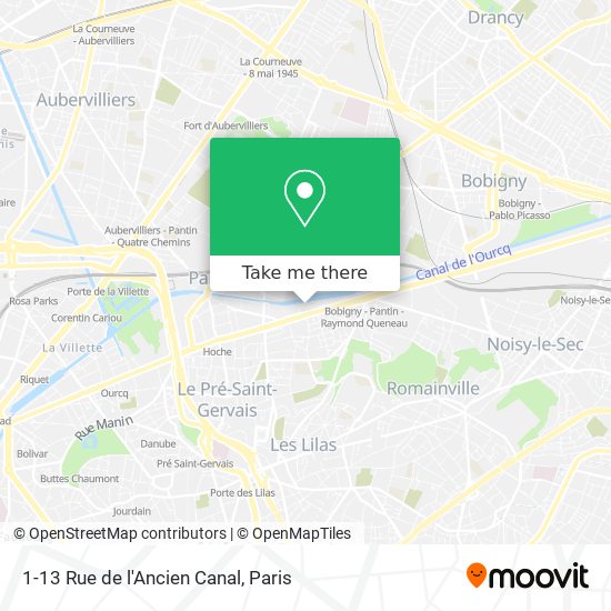 1-13 Rue de l'Ancien Canal map